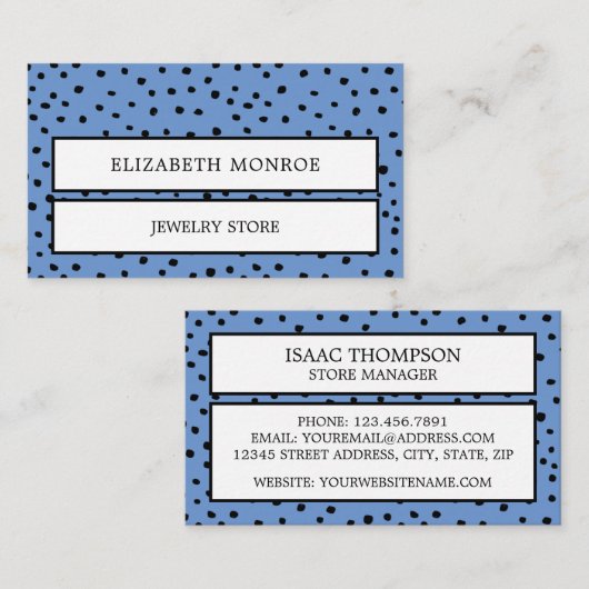 Dotted Jeweler Visitekaartje (Voorkant / Achterkant)