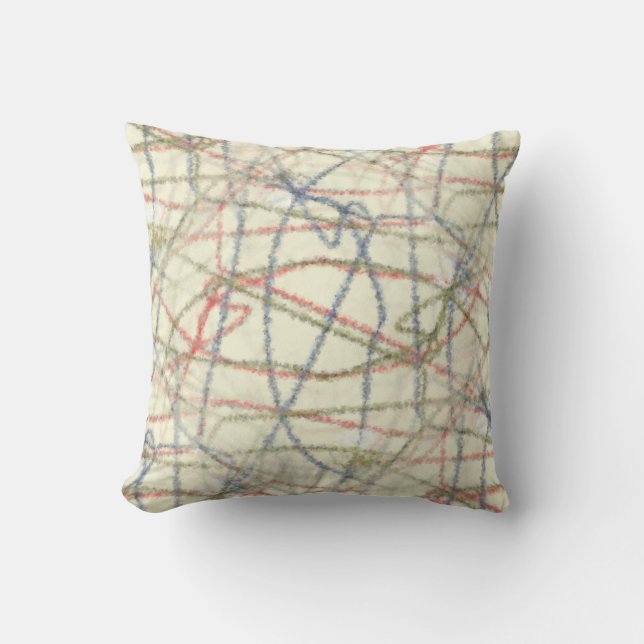 Dotted Lines Designer Pillow Kussen (Voorkant)