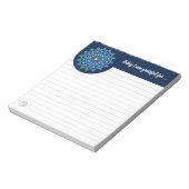 Dotted mandala notitieblok | Notitieblok Gratitude (Linkerzijde)