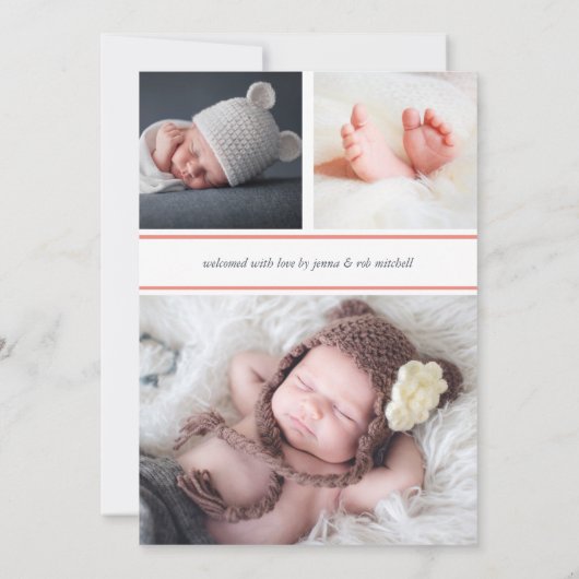 Dotted Navy | Aankondiging van een tweeledige gebo (Achterkant)