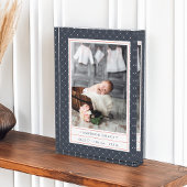 Dotted Navy | Baby geboortelasta's en Fotoblokken