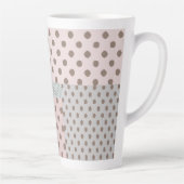 Dotted Pattern Latte Mok (Rechts)