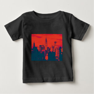 Dotted Red Retro Style Pop Art New York City