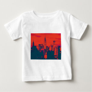 Dotted Red Retro Style Pop Art New York City