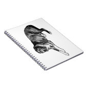Dotted Reflections – Halftone Dog Notitieboek (Rechterzijde)