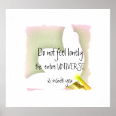 Dotted Tulilp Rumi Quote Poster (Voorkant)