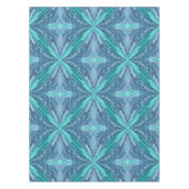 Dotted Turquoise X Pattern Tafelkleed (Voorkant)