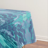 Dotted Turquoise X Pattern Tafelkleed (Voorbeeld)
