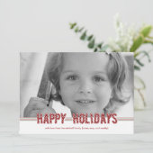 Dotted Wishes Christmas Kaarten/ Vakantie Fotokaar Feestdagenkaart (Staand voorkant)