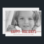 Dotted Wishes Christmas Kaarten/ Vakantie Fotokaar Feestdagenkaart<br><div class="desc">Send out your foliday wishes with these modern and charming Dotted Wishes holiday foto cards from Berry Berry Sweet.</div>