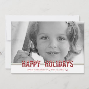 Dotted Wishes Christmas Kaarten/ Vakantie Fotokaar Feestdagenkaart