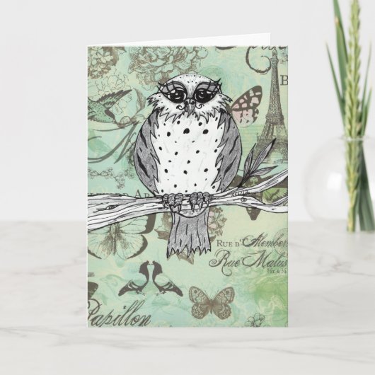 Dotti de uil 31 Wenskaart Kaart (Voorkant)