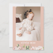 DOTTIE Heilige Koe Kute Floral Boerderij 2e verjaa Kaart (Achterkant)