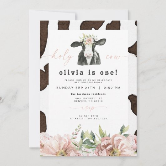 DOTTIE Heilige Koe Ventig Boerderij Kaart (Voorkant)