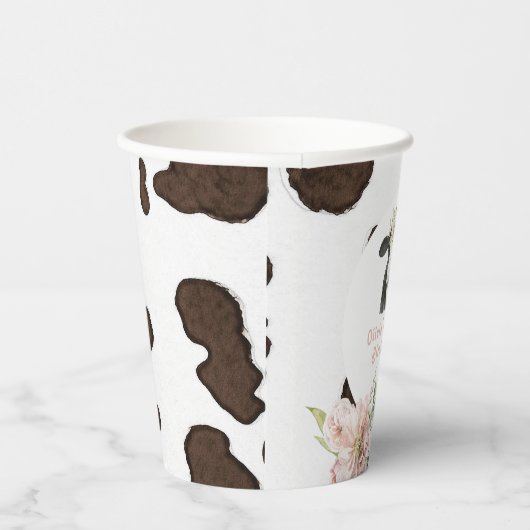 DOTTIE Heilige Koe Ventig Boerderij Papieren Bekers (Rechts)