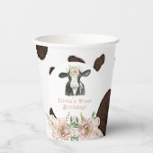 DOTTIE Heilige Koe Ventig Boerderij Papieren Bekers (Voorkant)