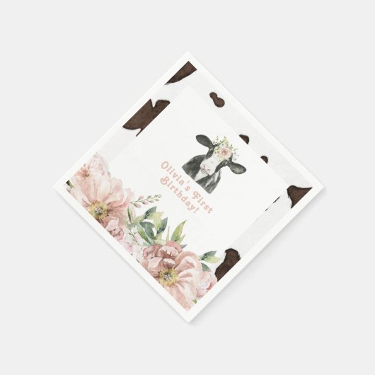 DOTTIE Heilige Koe Ventig Boerderij Servet (Hoek)