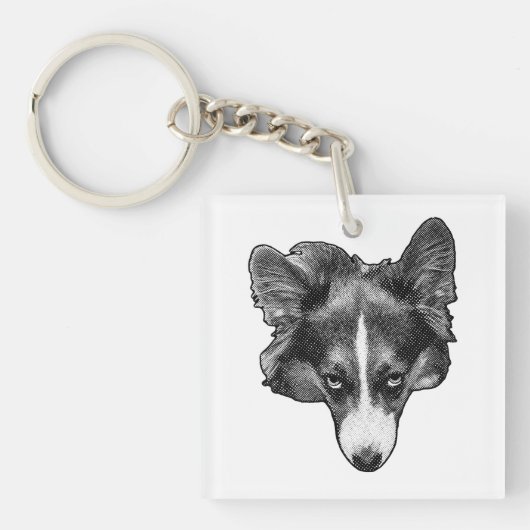 dottrace trouwe charme sleutelhanger (voorkant)