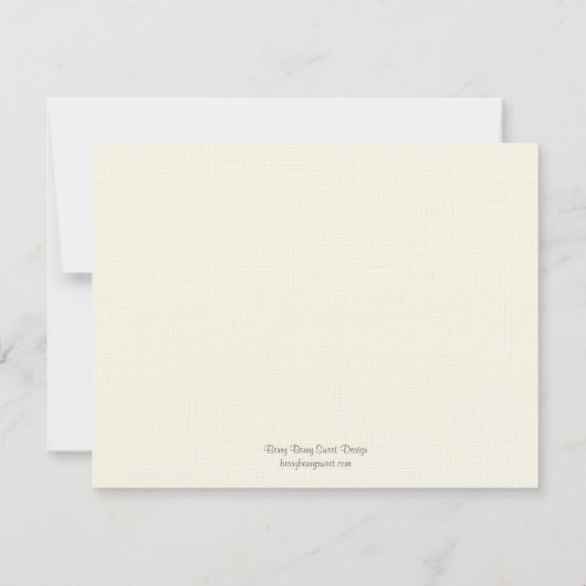 Dotty Animals Thank You Cards - Blauw Bedankkaart (Achterkant)