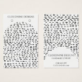 Dotty Arch Oorbel Ketting Sieraden Display Kaart (Voorkant /achterkant)