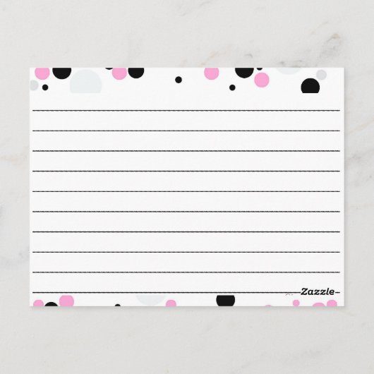 Dotty Blank Recipe Kaarten (Achterkant)