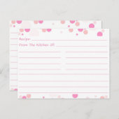 Dotty Blank Recipe Kaarten (Voorkant / Achterkant)