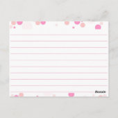 Dotty Blank Recipe Kaarten (Achterkant)