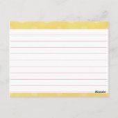 Dotty Blank Recipe Kaarten (Achterkant)
