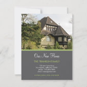 Dotty Border Photo Moving Announge Aankondiging (Voorkant)