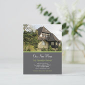 Dotty Border Photo Moving Announge Aankondiging (Staand voorkant)