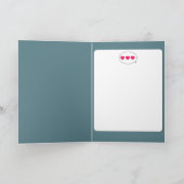 Dotty bunny Happy Birthday-kaart Kaart (Binnen)