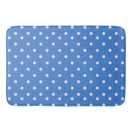 Dotty Delight Blue Badmat (Voorkant)