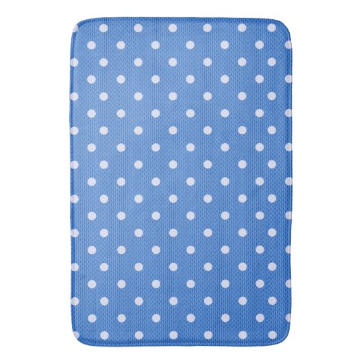 Dotty Delight Blue Badmat (Voorkant Verticaal)