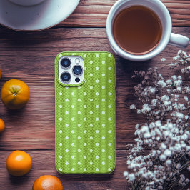 Dotty Delight Green iPhone 16 Pro Hoesje