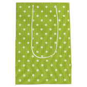 Dotty Delight Green Medium Cadeauzakje (Achterkant)