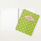 Dotty Delight Green Planner (Display)
