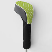 Dotty Delight Groen Golfheadcover (Schuin)
