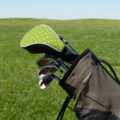 Dotty Delight Groen Golfheadcover (Insitu)