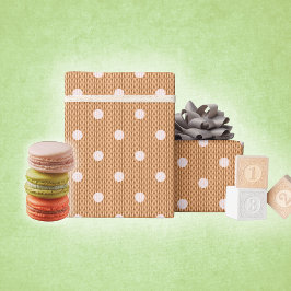 Dotty Delight Oranje Cadeaupapier