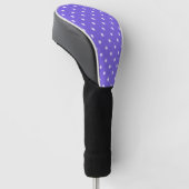 Dotty Delight Paars Golfheadcover (Schuin)