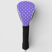 Dotty Delight Paars Golfheadcover (Voorkant)