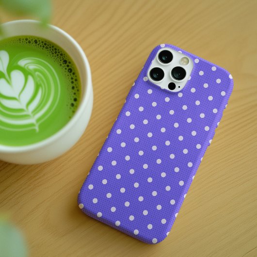  Dotty Delight Paars iPhone Hoesje