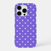  Dotty Delight Paars iPhone Hoesje (Achterkant)