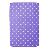 Dotty Delight Paarse Badmat (Voorkant Verticaal)
