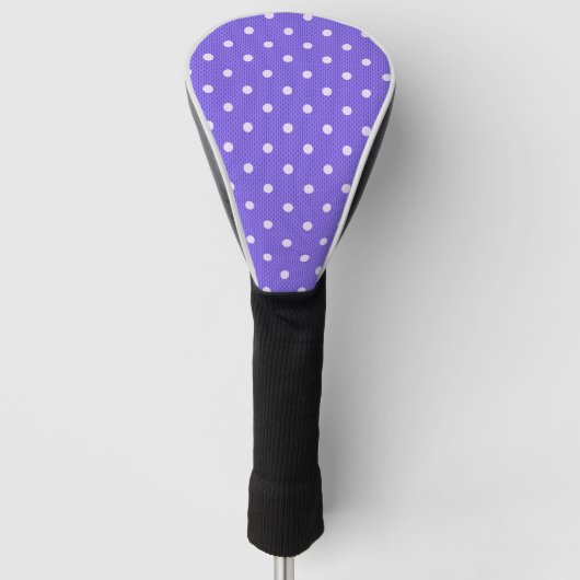 Dotty Delight Paarse Golfheadcover (Voorkant)