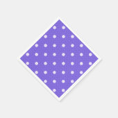 Dotty Delight Paarse papier Servet (Hoek)