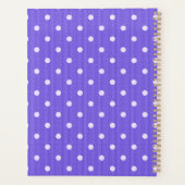 Dotty Delight Paarse Planner (Achterkant)