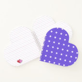 Dotty Delight Paarse spiraal Notitieboek (Binnen)