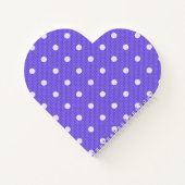 Dotty Delight Paarse spiraal Notitieboek (Achterkant)