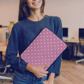 Dotty Delight Pink Laptop Sleeve